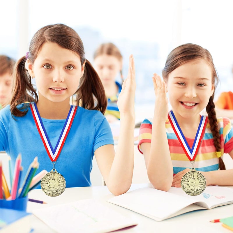 Quelay 30 Pcs 2'' Gold Medals for Awards,Winner Encourage Team Participation for Adults Trophy Award Prize Gift Competitions Graduation Party - Image 5